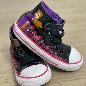 Converse Frozen Anna size 8 All Star high top